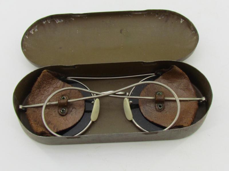 British WWII Spectacles Tinted With MKII Case