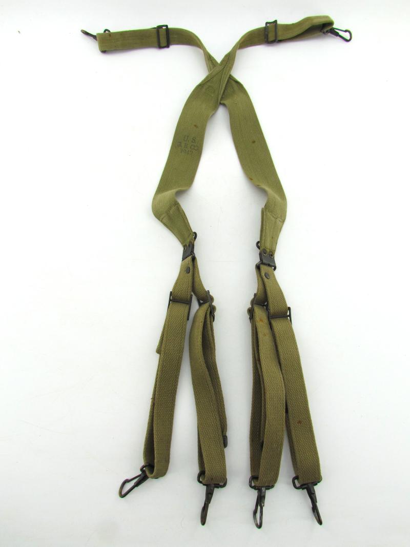 US WWII M-1936 Suspenders marked 1942
