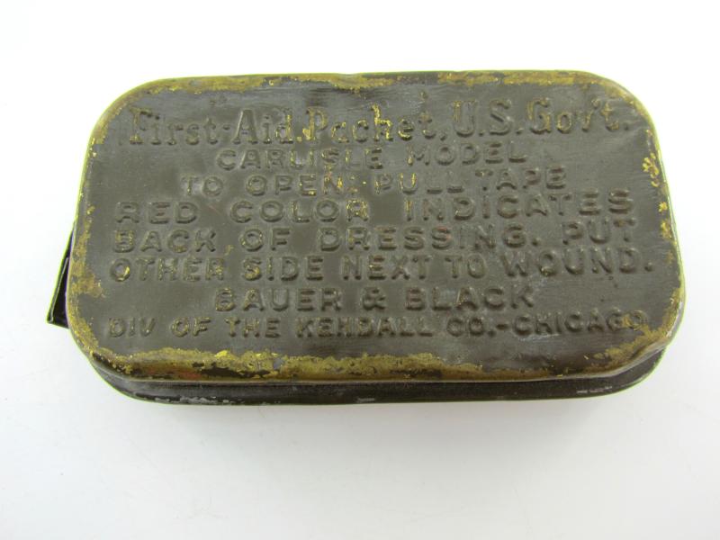 US WWII First aid packet, carlisle model