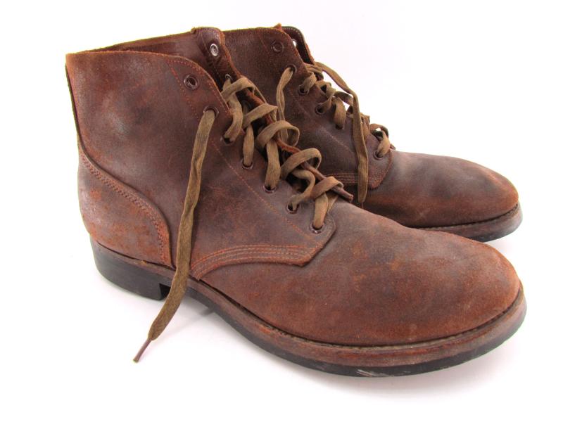US WWII Rough-Out Low Boots
