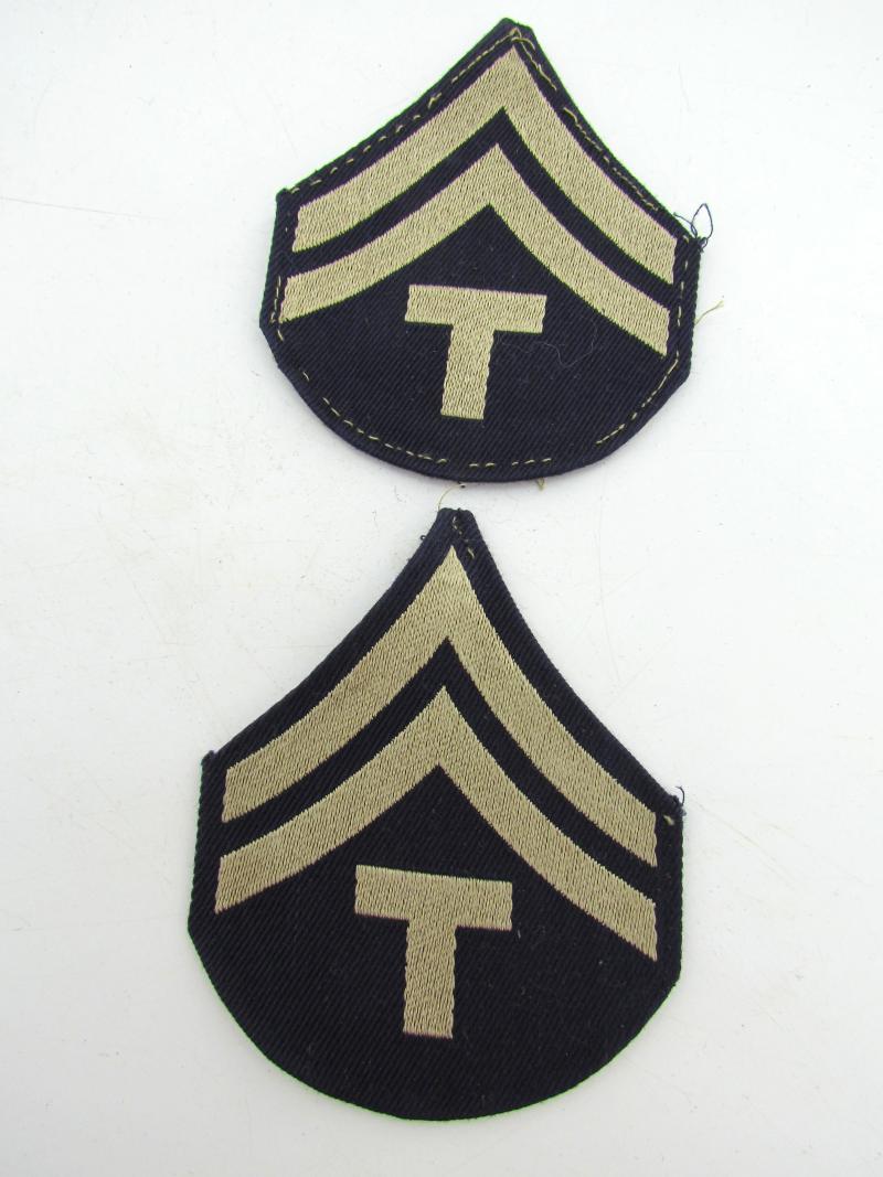 US WWII Rank Chevrons Tec-5