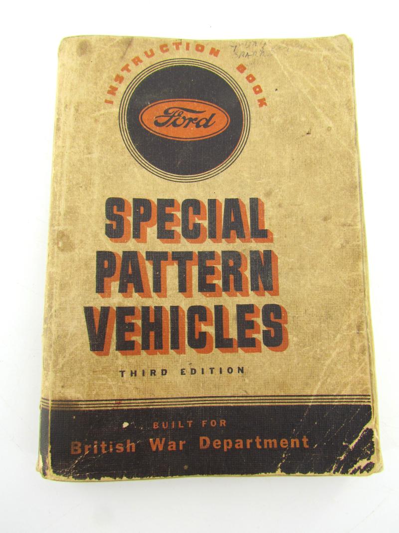 Instruction Book Ford Special Pattern Vehicles