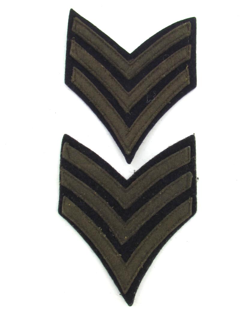 US WWII Sergeant Rank Chevrons
