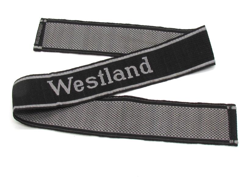 Flemish volunteer SS-Panzergrenadier-Regiment 10 ‘Westland’ Bevo Cufftitle