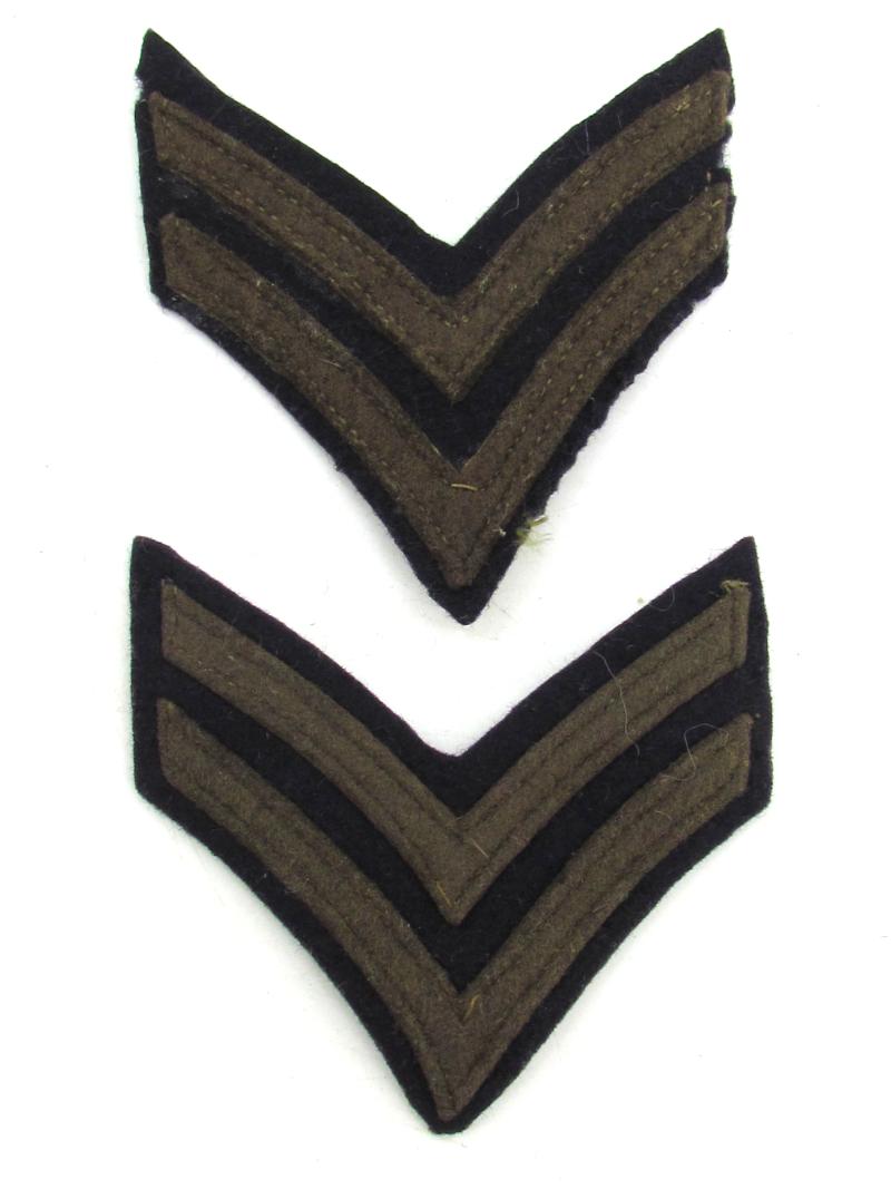 US WWII Corporal Rank Chevrons