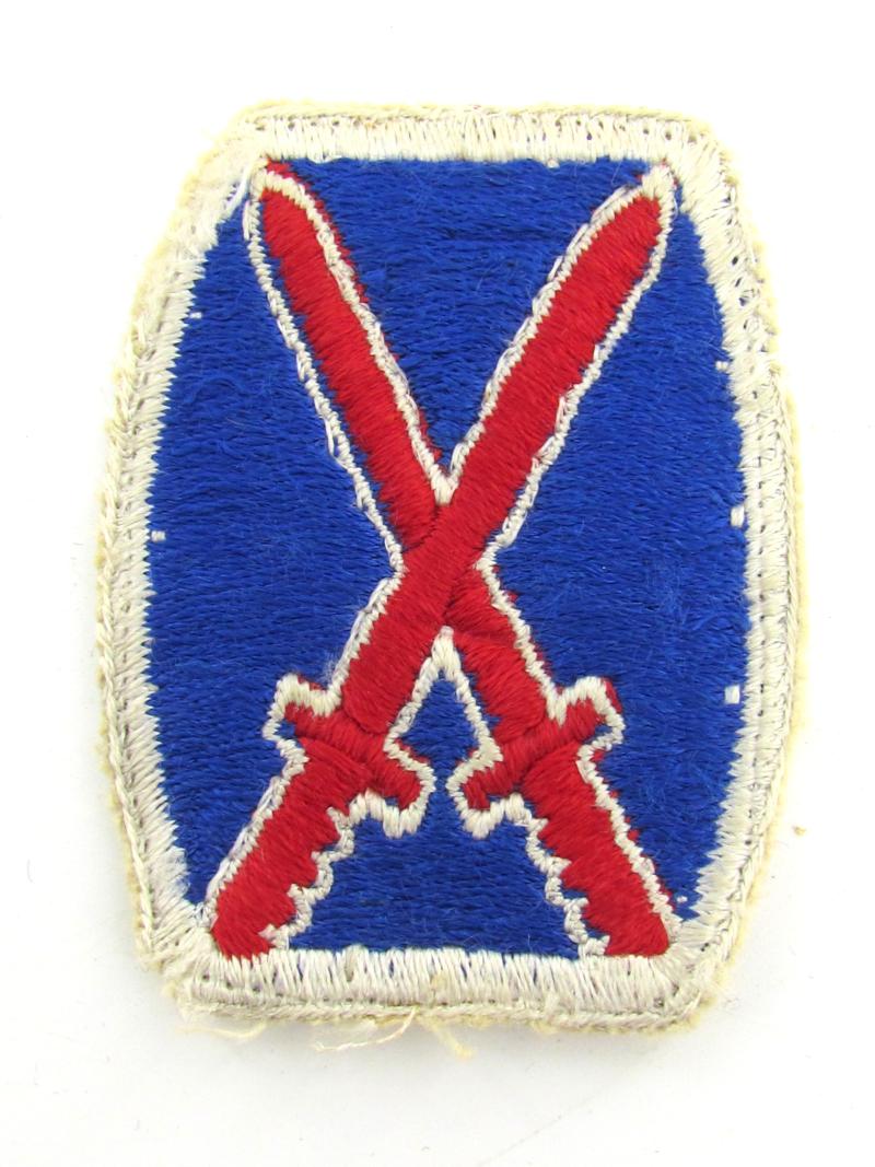 US WWII 10th Mountain division patch