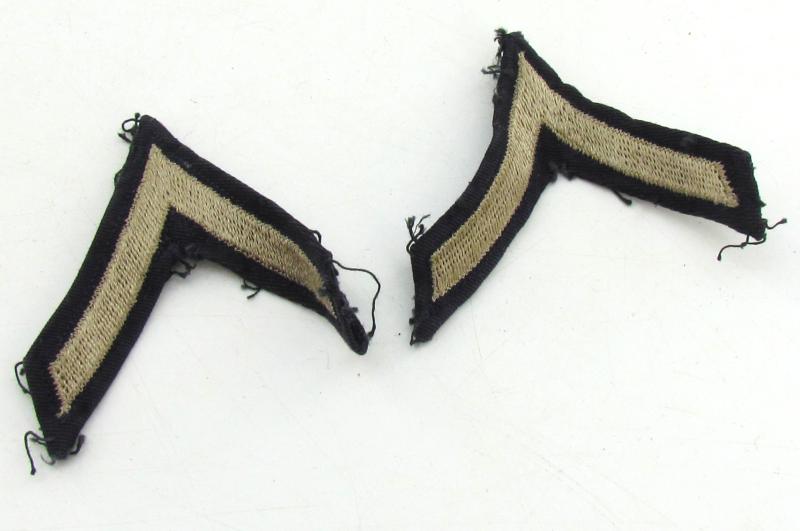US WWII Private First Class Chevron Set