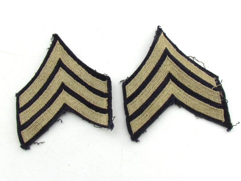 US WWII Sergeant Rank Chevrons