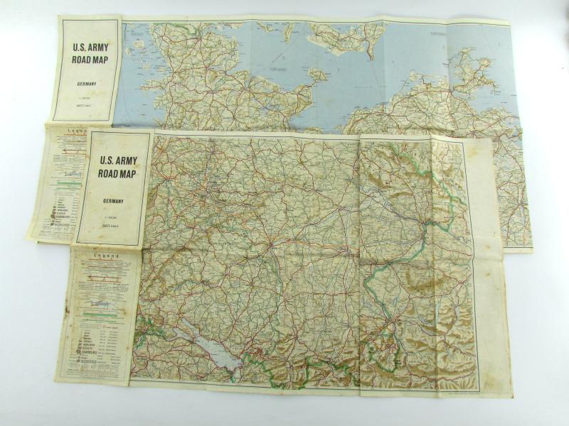 US Army Road Map Germany ( Complete )