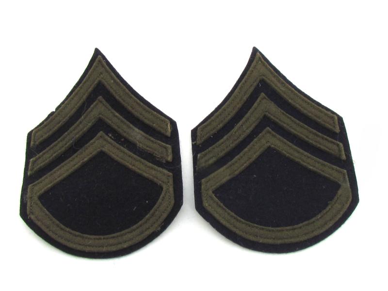 US WWII Rank Chevron Set