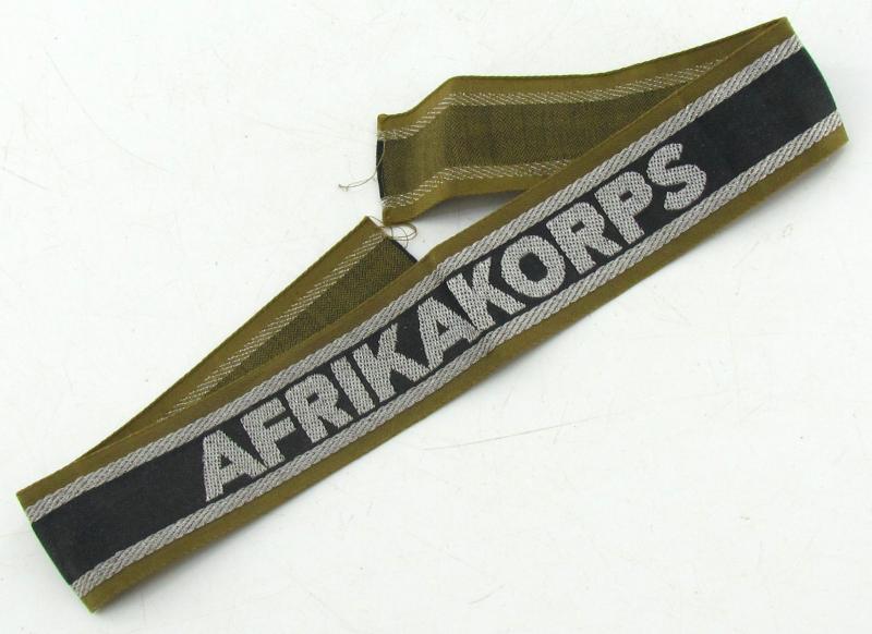 Wehrmacht (Heer) Tropical ‘Afrikakorps’ cufftitle