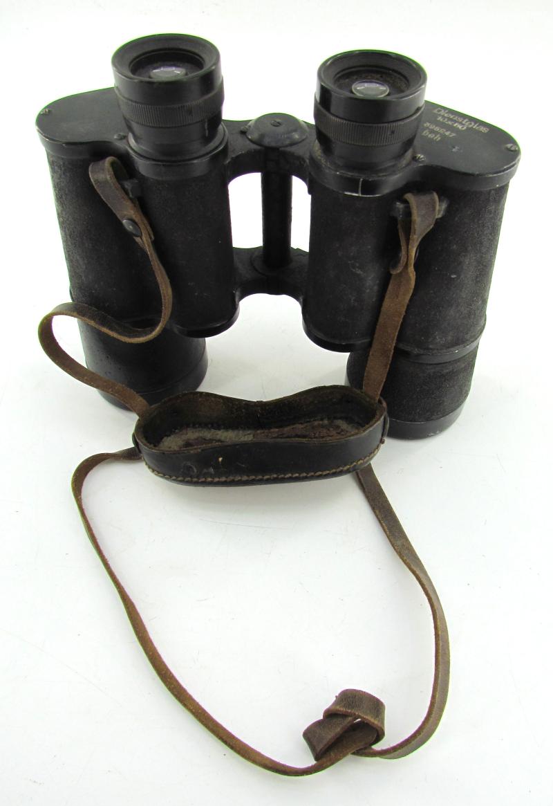 Wehrmacht binoculars ‘Dienstglas’ 10×50 by E. Leitz ( beh )