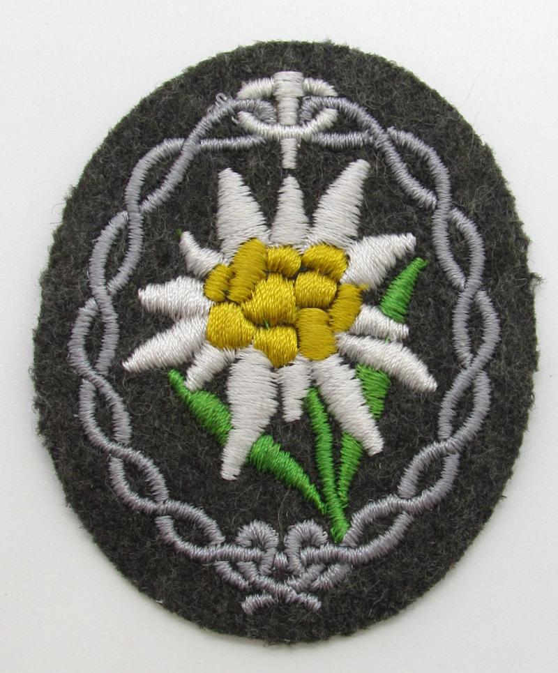 Wehrmacht Gebirgsjäger Edelweiss sleeve badge