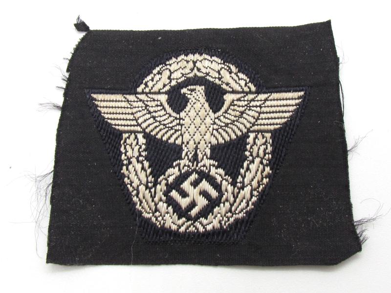 SS Polizei/Police bevo cap insignia