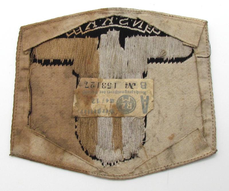 NSKK Sport shirt insignia (with RZM paper label)