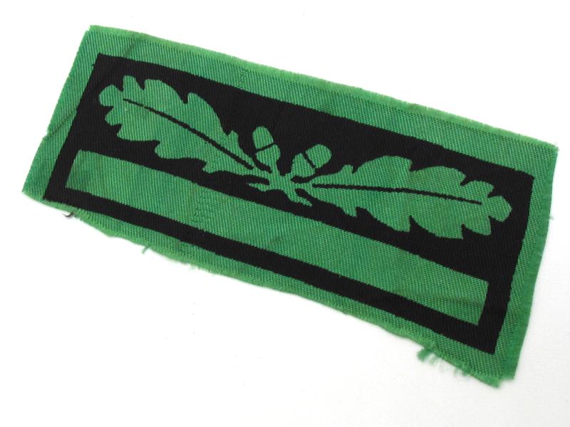 Printed Heer/Waffen-SS camouflage rank patch