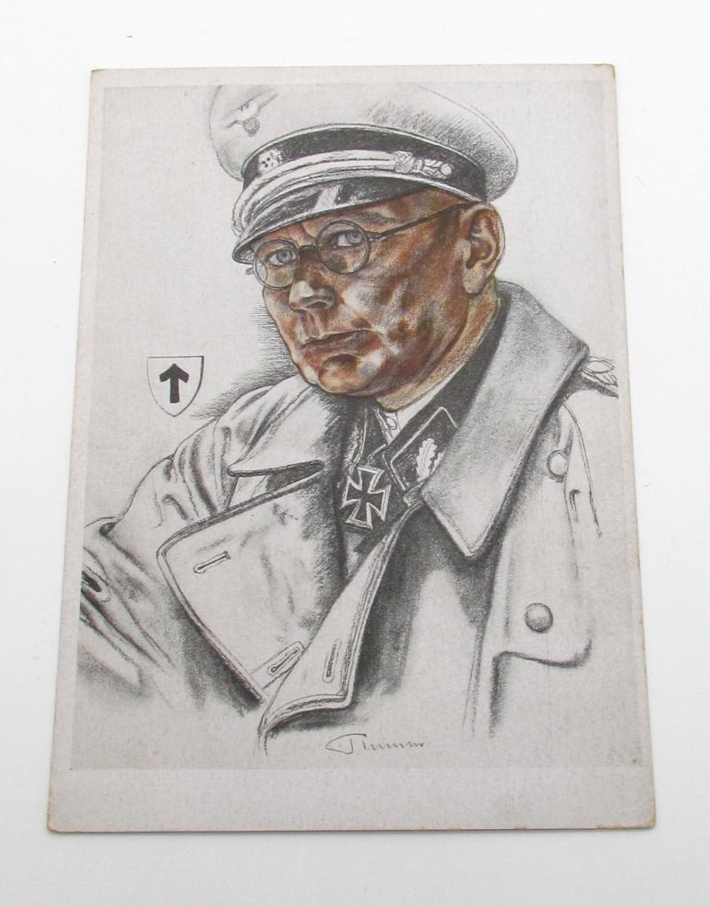 Postcard W. Willrich : Georg Keppler, Oberführer der Waffen-SS,