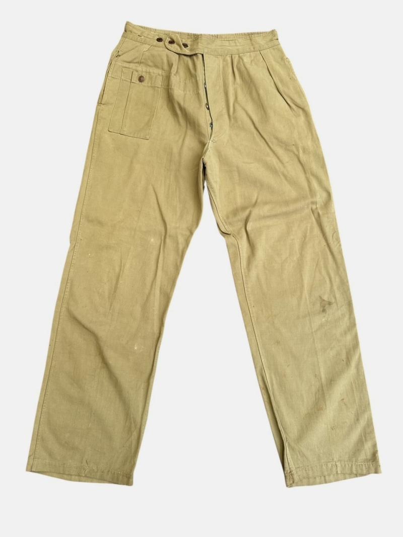 Indian Made British Khaki Drill Trousers