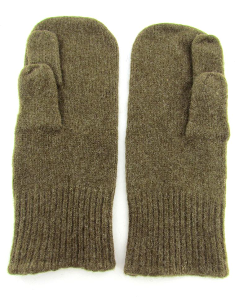 US WWII Wool Knitted Mittens
