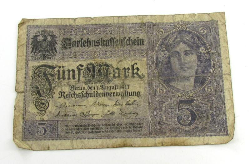 Deutsches Reich, 5 mark 1917