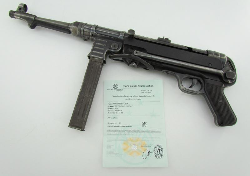 MP40 EU-Deko Sub Machine Gun BNZ42
