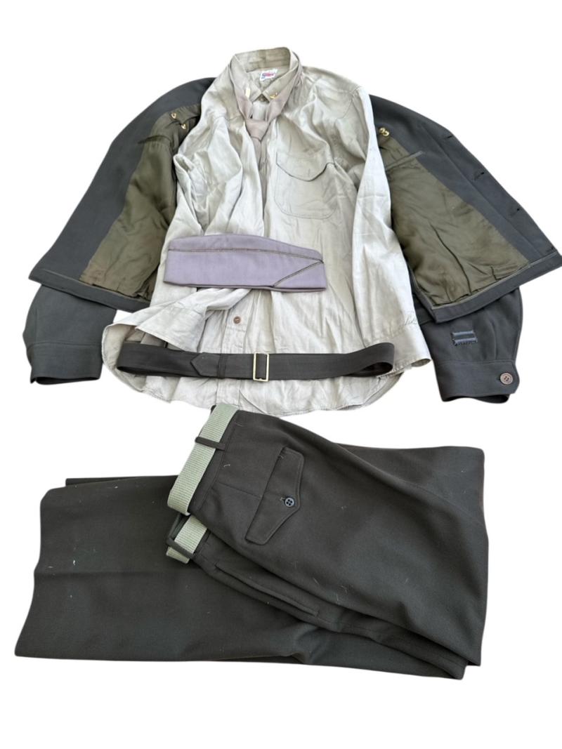 USAAF WWII Ike Jacket , Trousers, Shirt and Side Cap