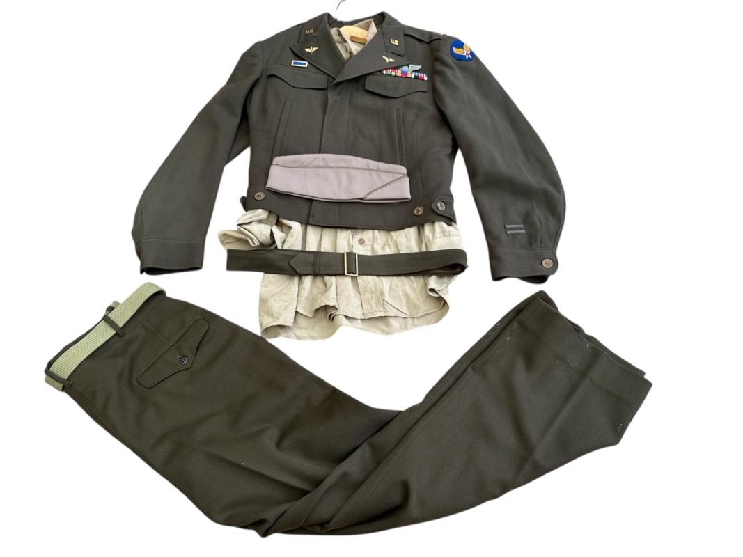 USAAF WWII B14 Jacket , Trousers, Shirt and Side Cap