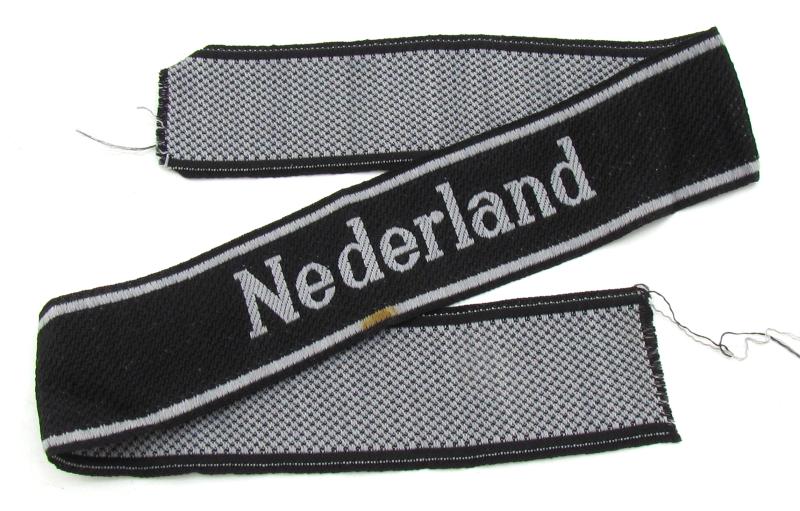 Waffen-SS BeVo 'Nederland' Cufftitle