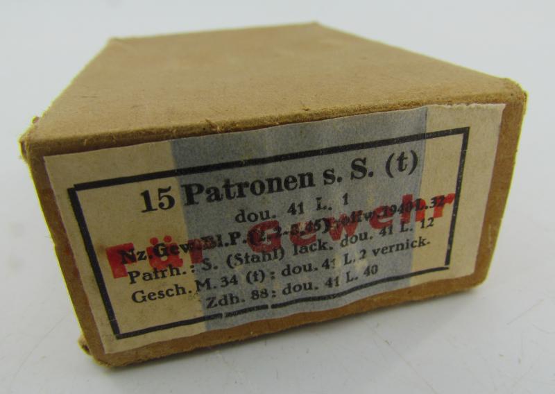 German WH Ammo box 15 Rounds s.S.( t ). ( empty )