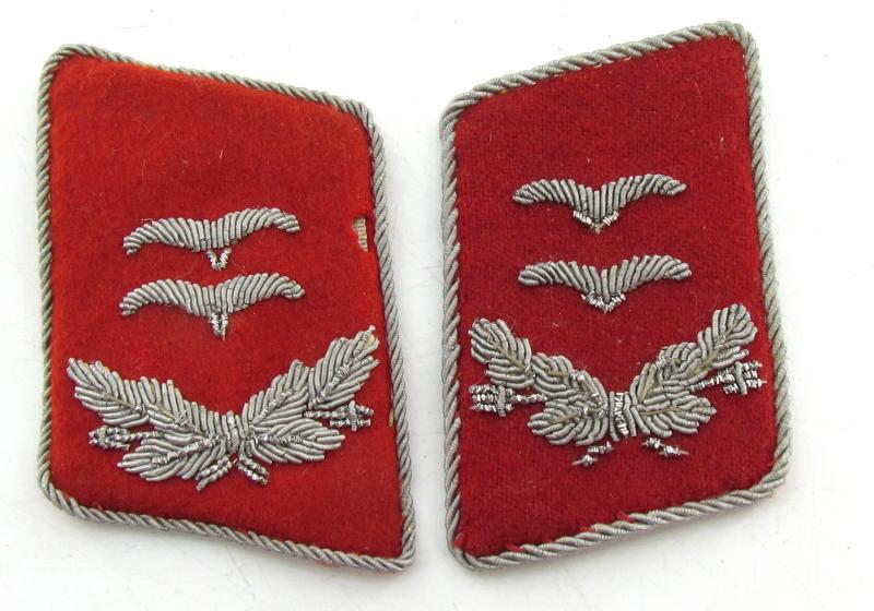 Luftwaffe Oberleutnant Collar Tabs for anti-aircraft ‘Flak’