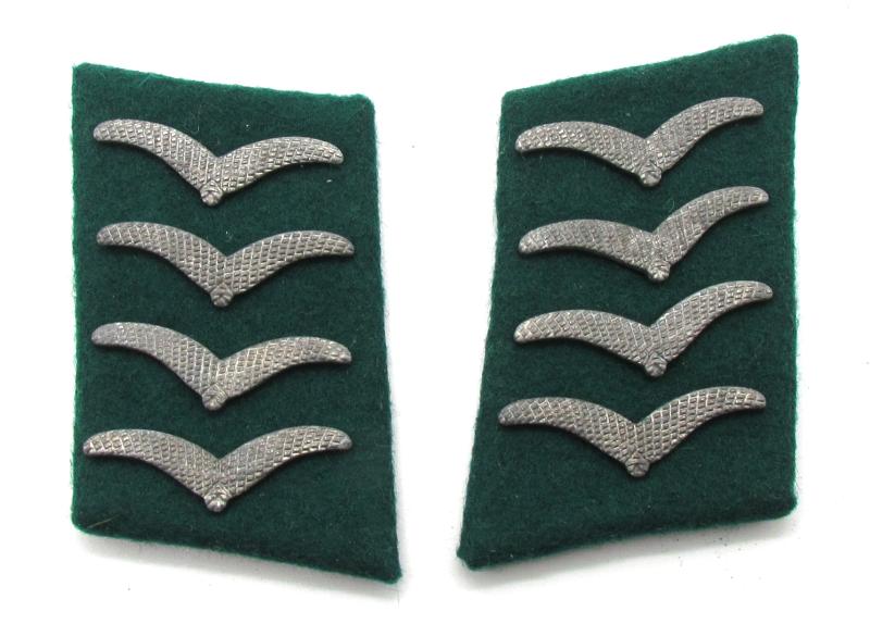 Luftwaffe Field Division Stabsgefreiter/Hauptgefreiter Collar Tabs