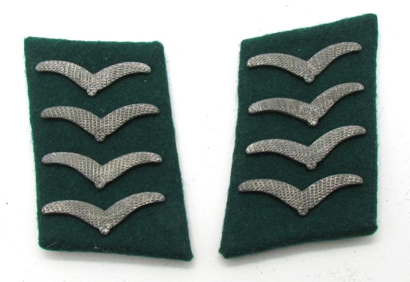 Luftwaffe Field Division Stabsgefreiter/Hauptgefreiter Collar Tabs