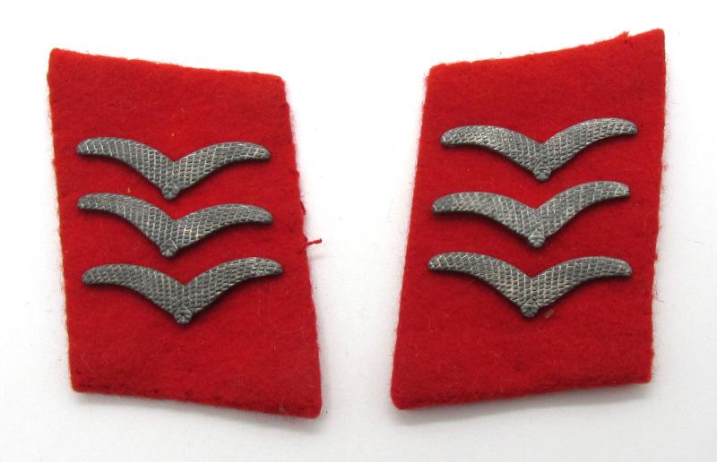 Luftwaffe 'Obergefreiter ' Collar Tabs for anti-aircraft ‘Flak’