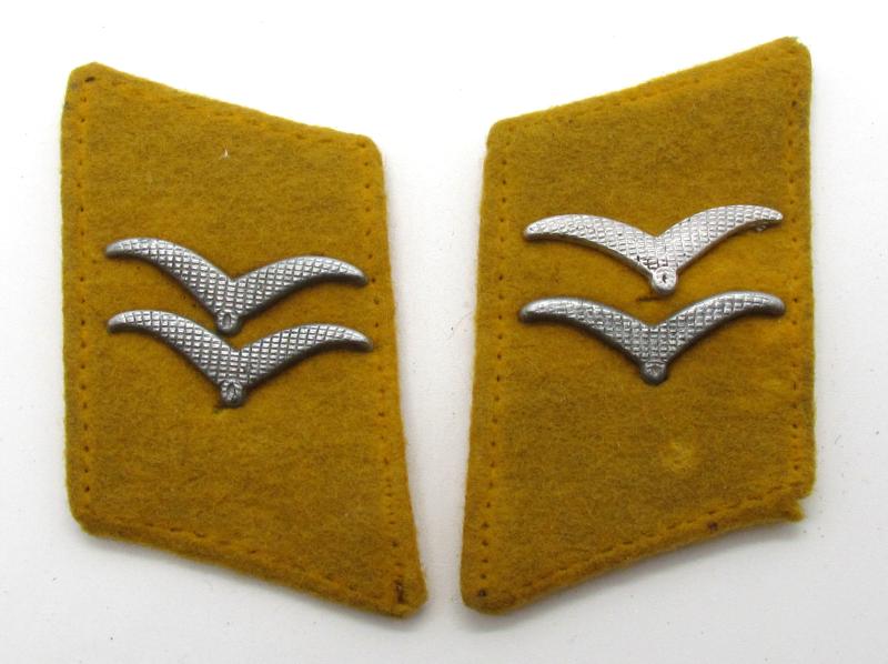 Luftwaffe Flight/FJ 'Gefreiter ' Collar Tabs