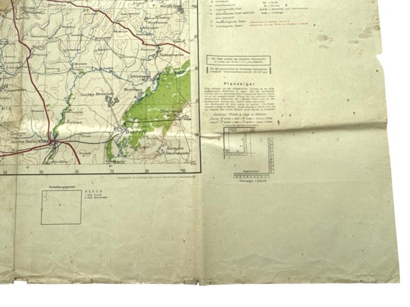 Deutsche Heereskarte Sonderausgabe A52 'Woronesh'