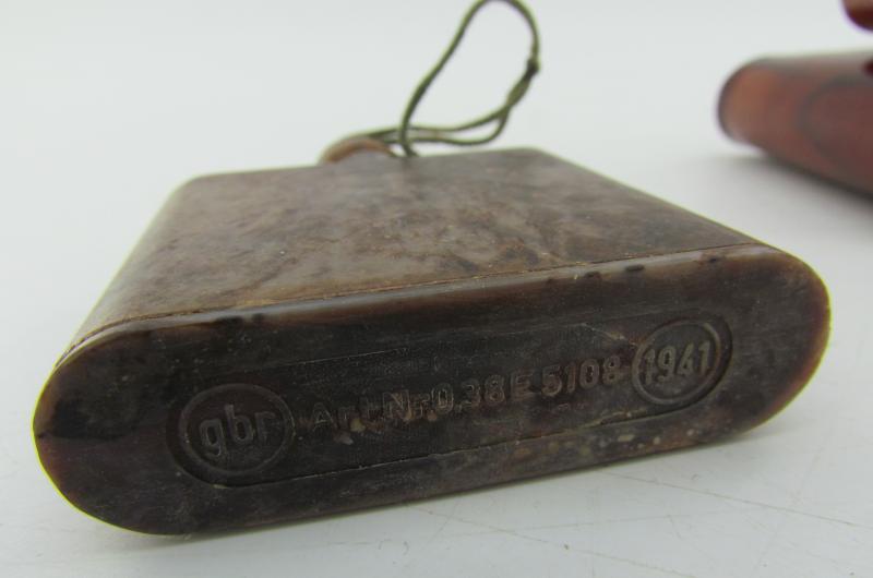 Wehrmacht anti-gas skin detoxification ointment (Hautentgiftungssalble) flask in container