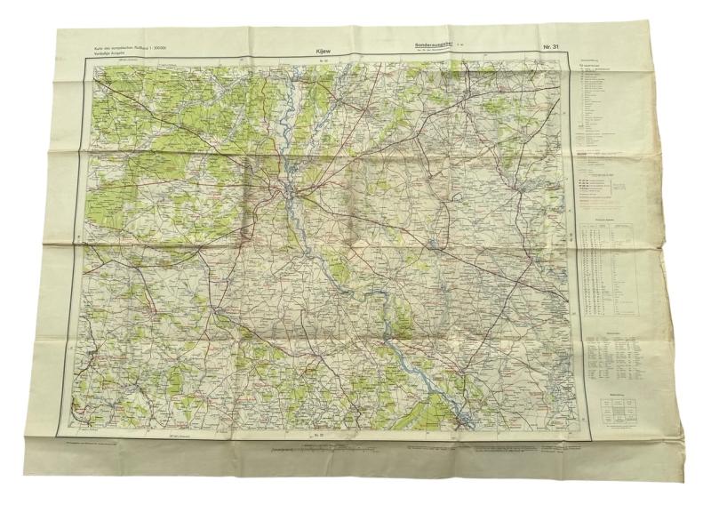 Deutsche Heereskarte Sonderausgabe 31 'Kiew' ( Ukrain )
