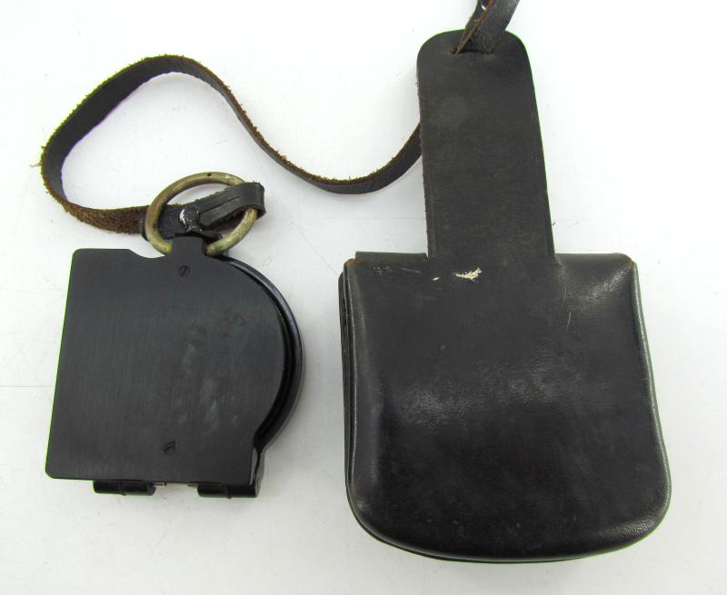 Wehrmacht Compass with original Pouch and Strap