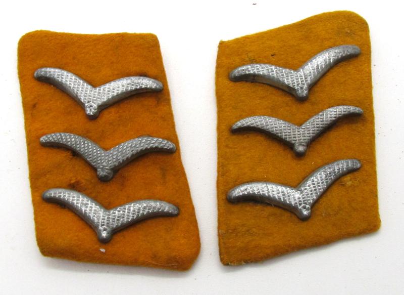 Luftwaffe Flight/FJ 'Obergefreiter ' Collar Tabs