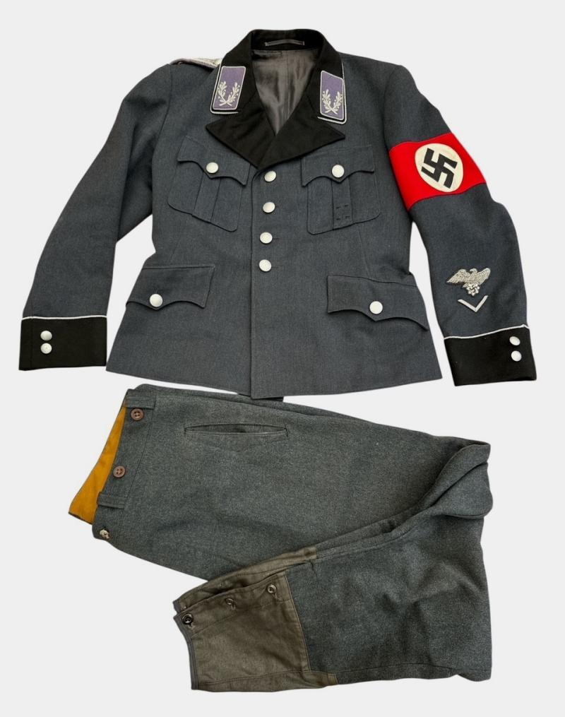 RLB (Reichsluftschutzbund) Officers Tunic with Trousers