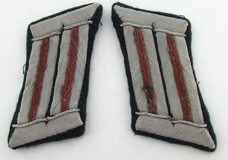 Wehrmacht Officer Collar Tabs – Military Administration/Justice