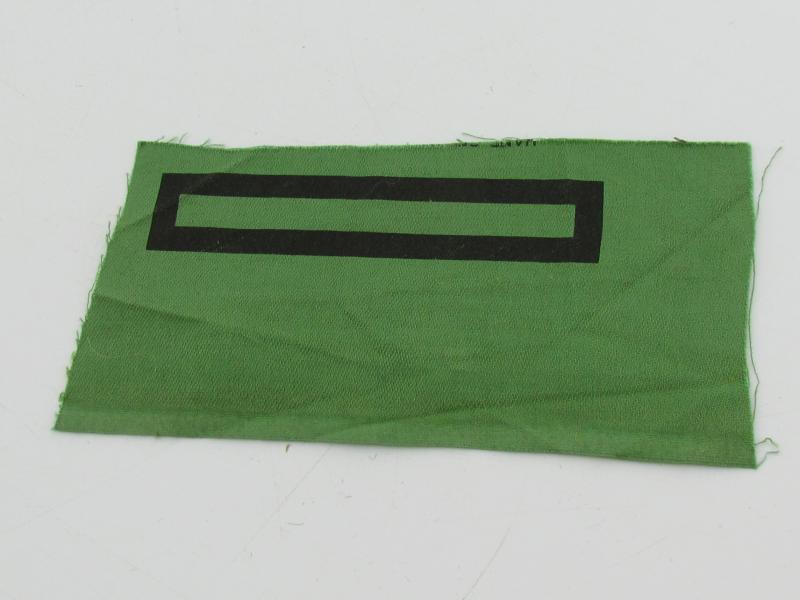Printed Wehrmacht ( Heer ) camouflage rank patch