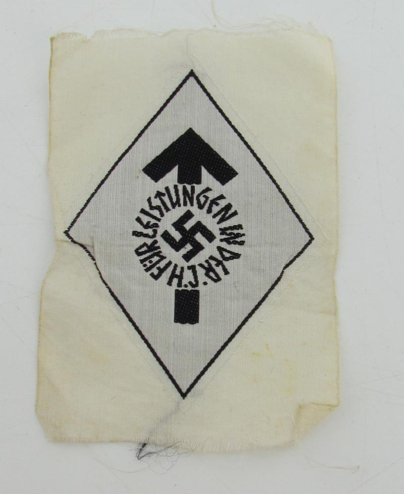 HJ Proficiency Badge in Black - Cloth Version