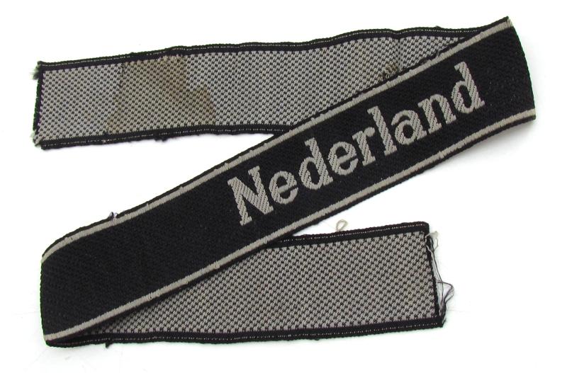 Waffen-SS BeVo 'Nederland' Cufftitle