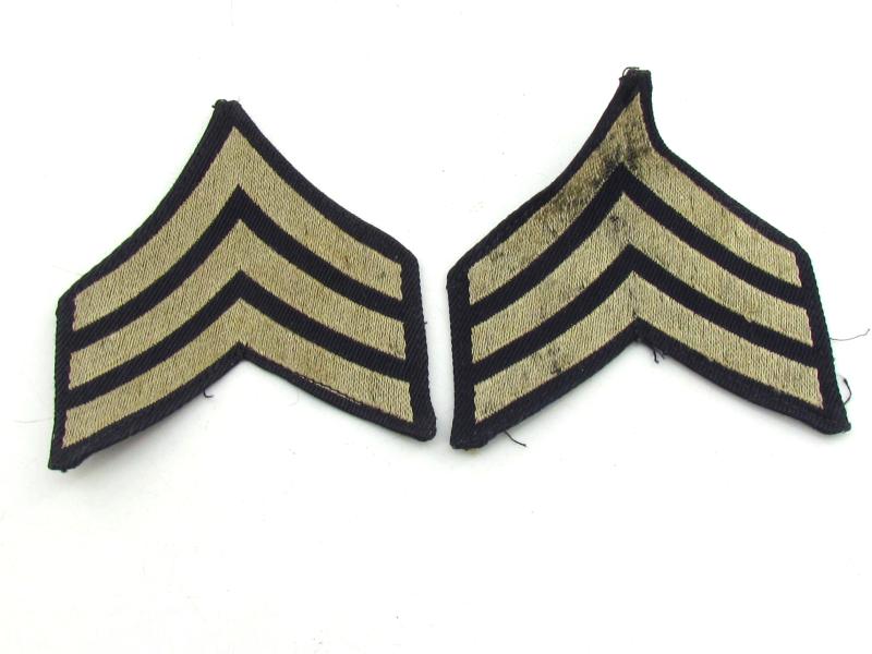 US WWII Sergeant Rank Chevrons