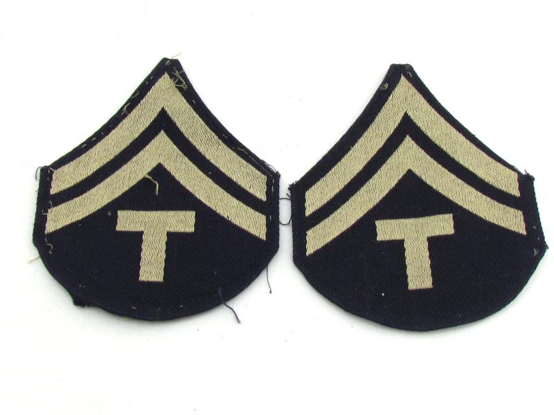 US WWII Rank Chevrons Tec-5