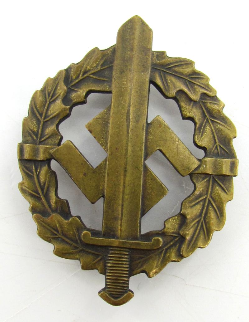 SA sport badge in bronze by Petz & Lorenz