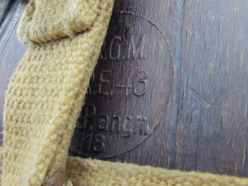 Wehrmacht 'Coconut' M31 Canteen and Cup 'H.R.E.43'