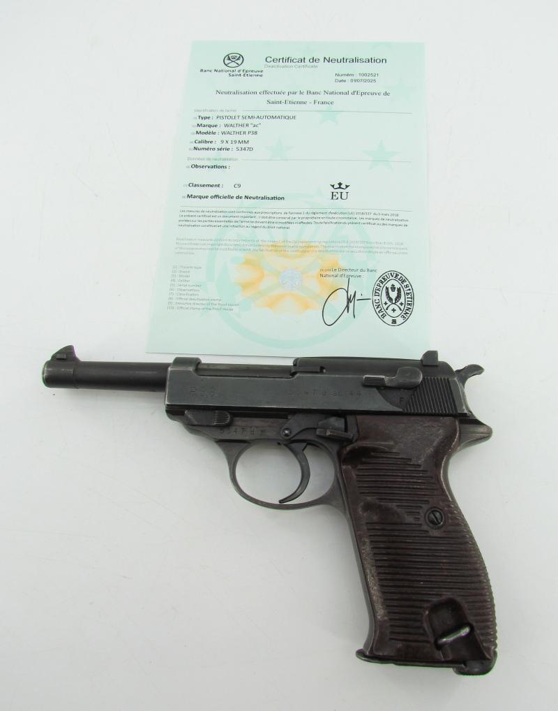 EU- Deko Walther P38 Pistol ( ac44 )