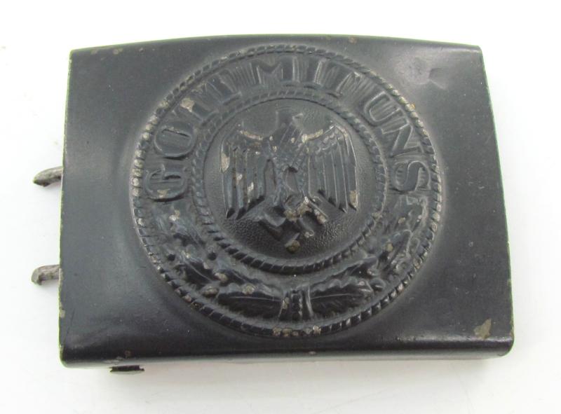 Wehrmacht (Heer) Steel  belt buckle marked B&N 43